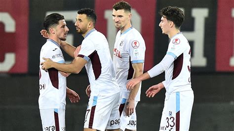 Trabzonspor bu sezon ilk kez geri dönüşe imza attı - Son Dakika Haberleri